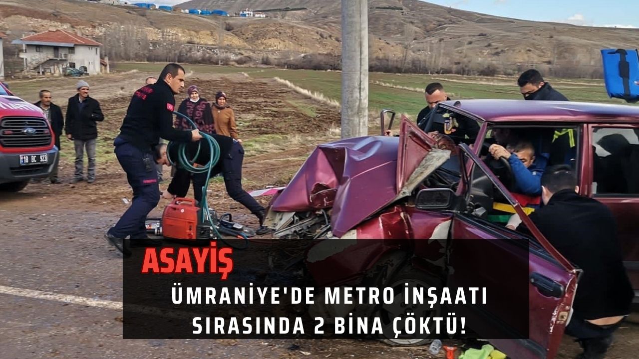 Çankırı'da trafik kazası: 3 yaralı