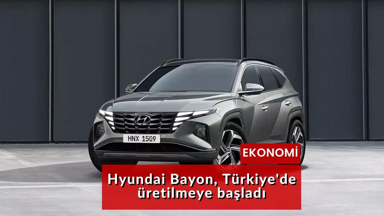 Hyundai Bayon, Türkiye'de üretilmeye başladı