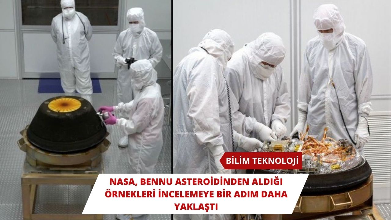 NASA, Bennu asteroidinden aldığı örnekleri incelemeye bir adım daha yaklaştı