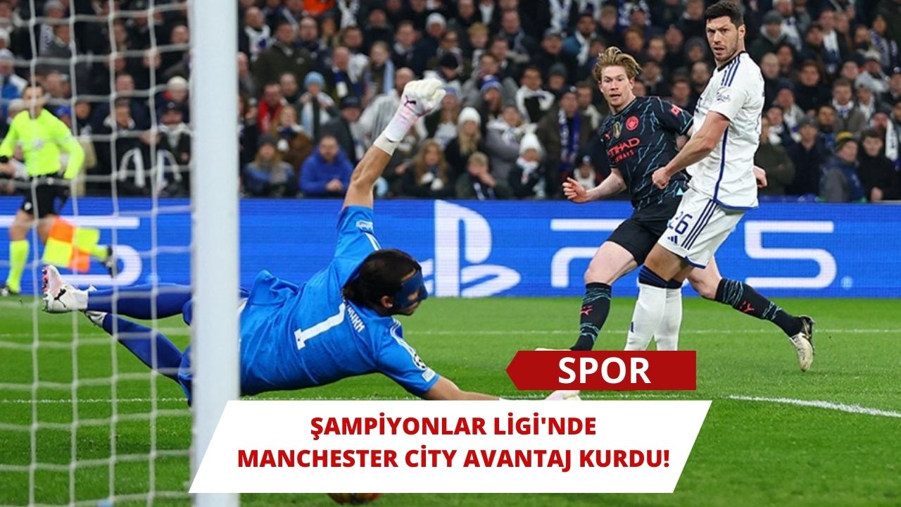 Şampiyonlar Ligi'nde Manchester City Avantaj Kurdu!