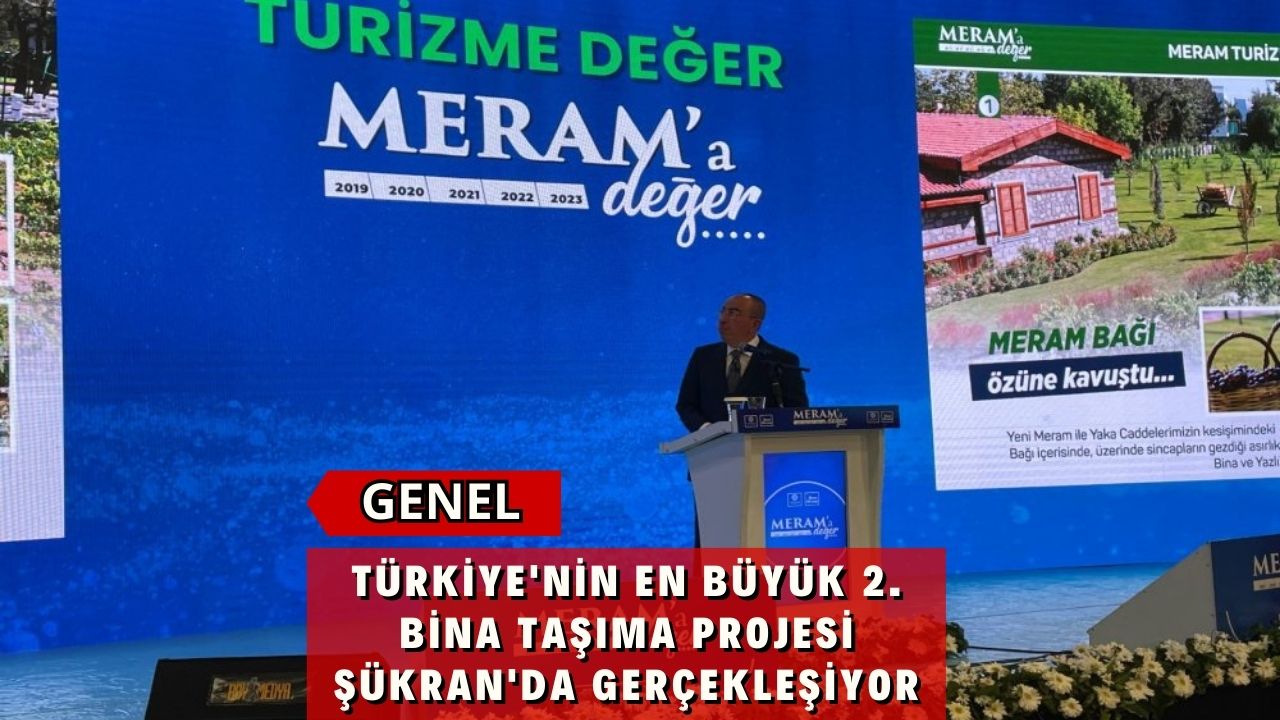 Türkiye'nin En Büyük 2. Bina Taşıma Projesi Şükran'da Gerçekleşiyor