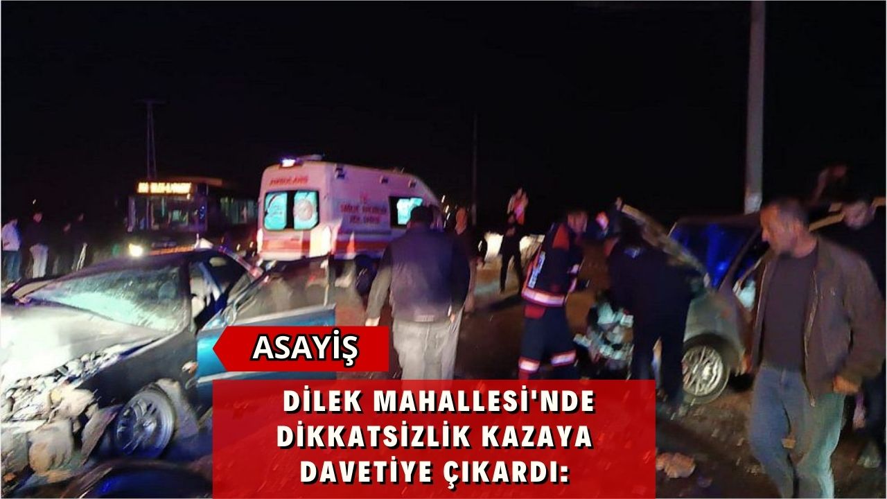 Dilek Mahallesi'nde Dikkatsizlik Kazaya Davetiye Çıkardı: