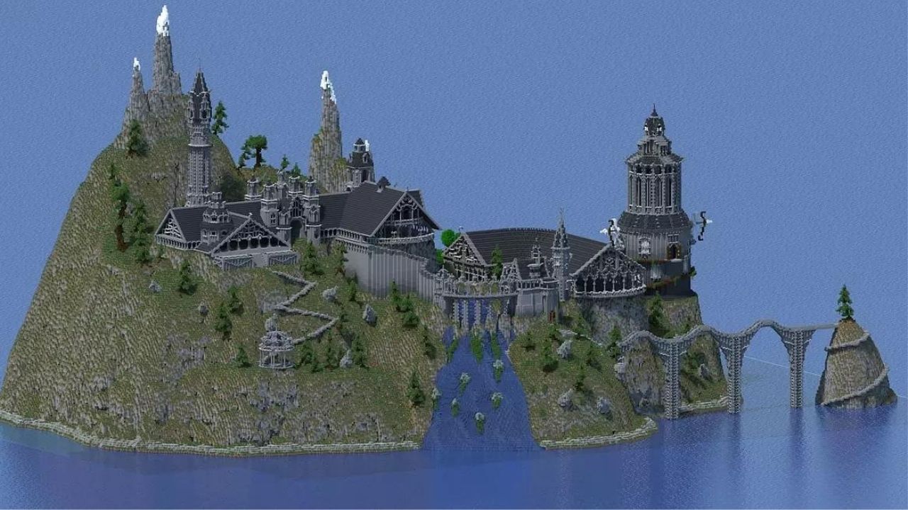 Efsanevi Rivendell Şehri, Minecraft'ta Hayata Geliyor!