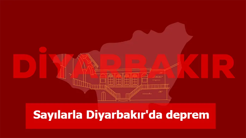 Sayılarla Diyarbakır'da deprem